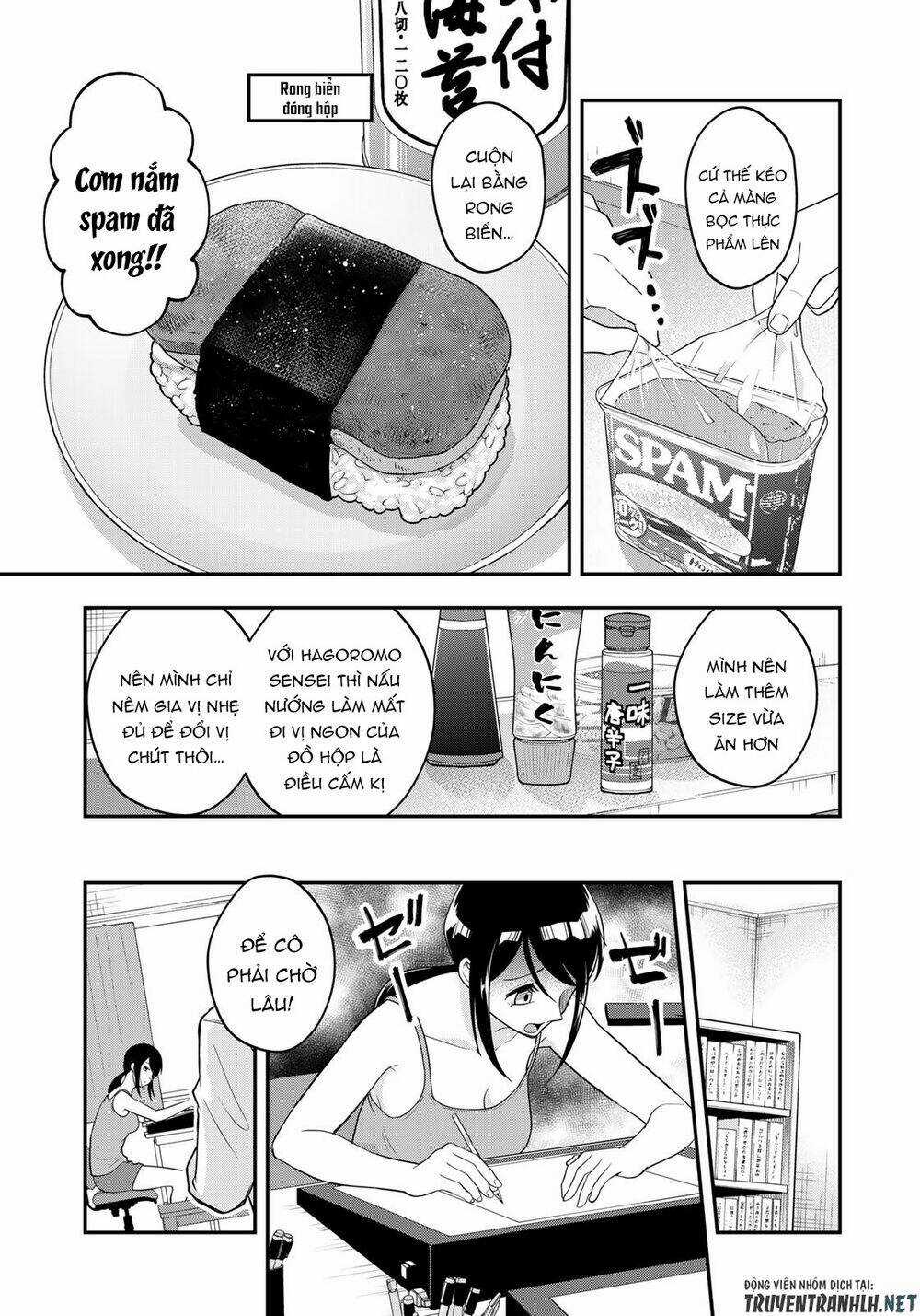 Hagoromo-Sensei Wa Kyou Mo Kandzume Chapter 3 trang 8