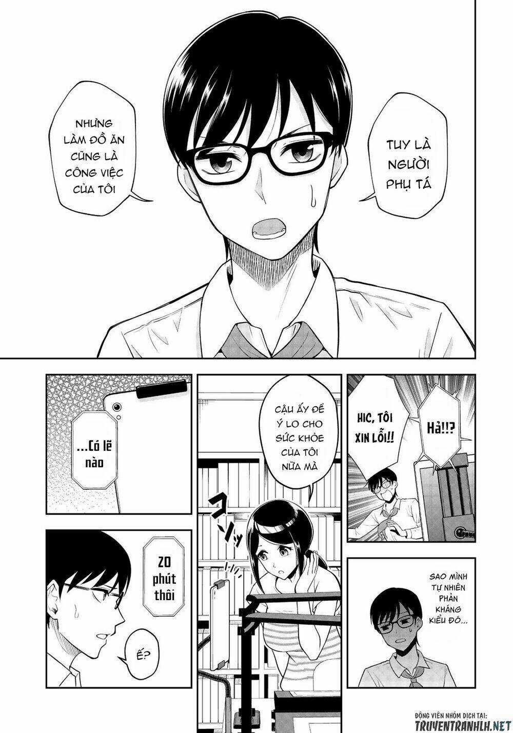 Hagoromo-Sensei Wa Kyou Mo Kandzume Chapter 4 trang 10