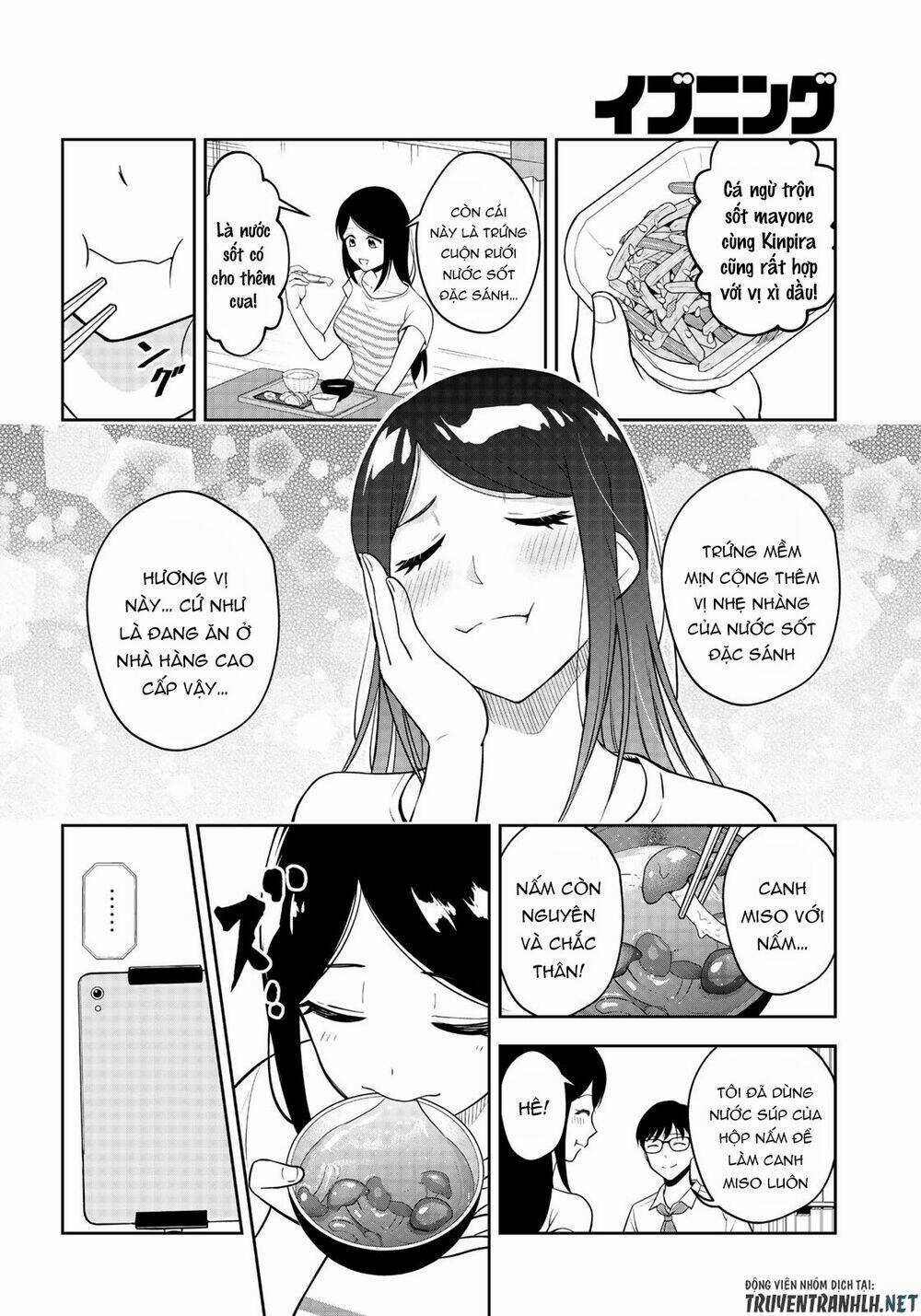 Hagoromo-Sensei Wa Kyou Mo Kandzume Chapter 4 trang 17