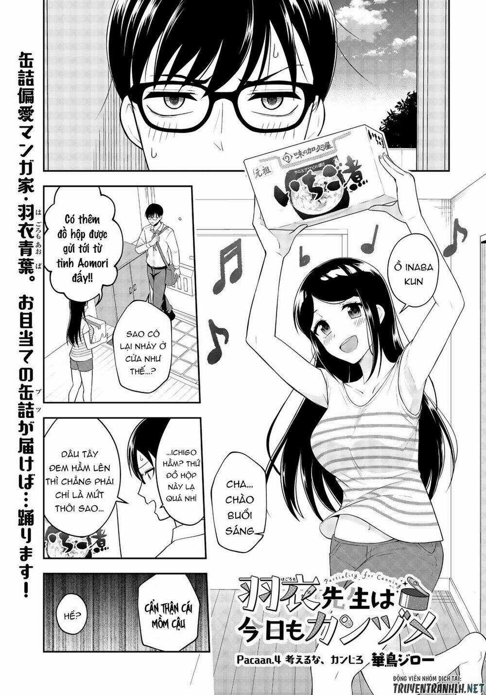 Hagoromo-Sensei Wa Kyou Mo Kandzume Chapter 4 trang 2