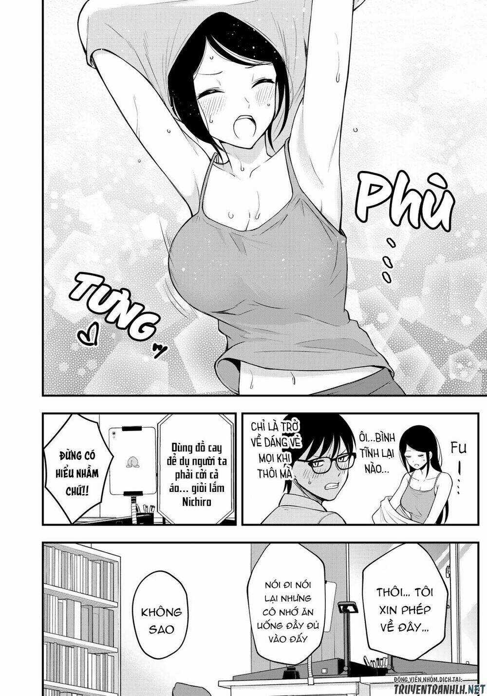 Hagoromo-Sensei Wa Kyou Mo Kandzume Chapter 6 trang 15