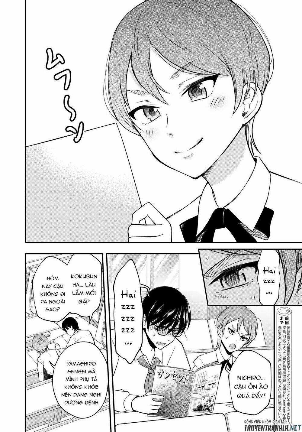 Hagoromo-Sensei Wa Kyou Mo Kandzume Chapter 6 trang 3