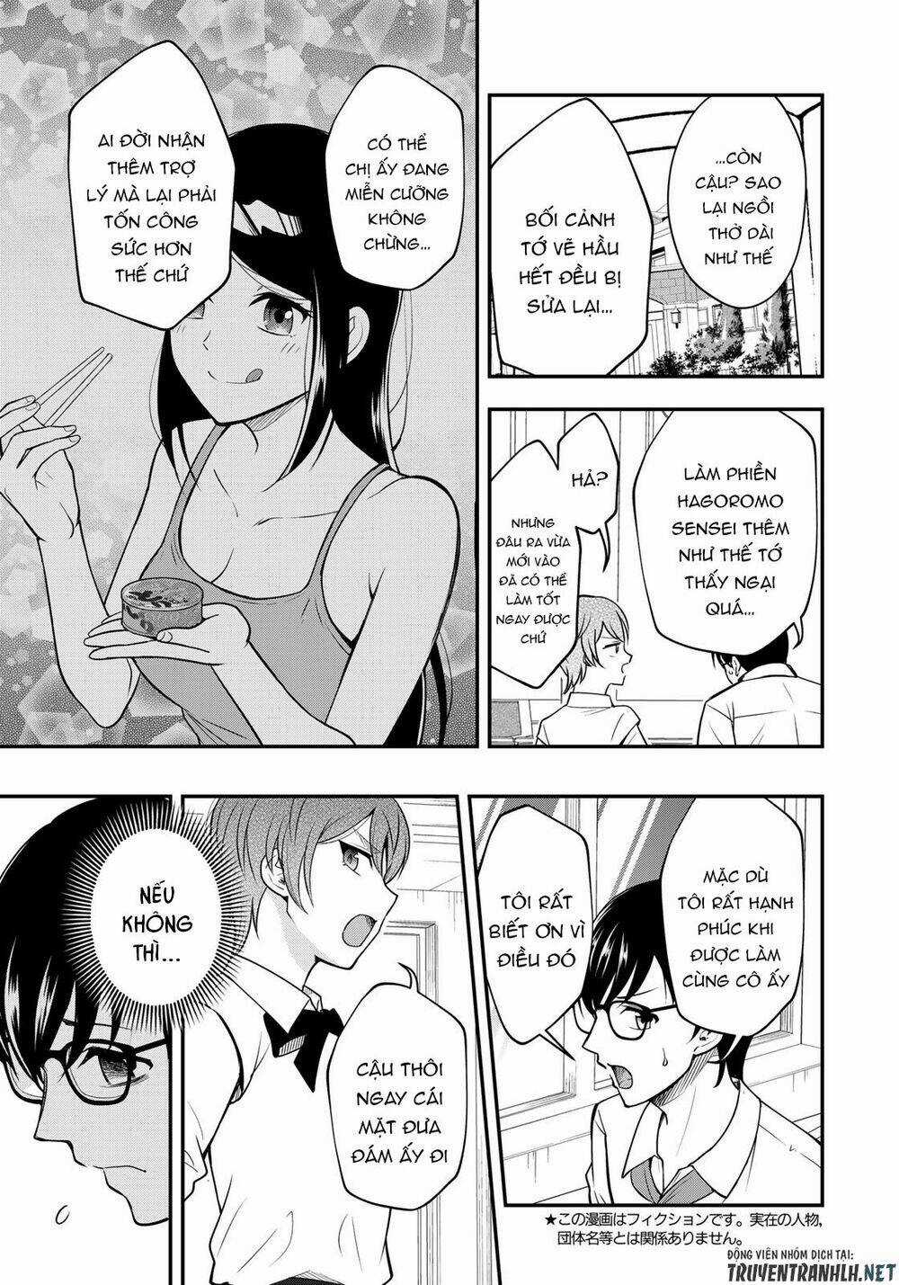 Hagoromo-Sensei Wa Kyou Mo Kandzume Chapter 6 trang 4