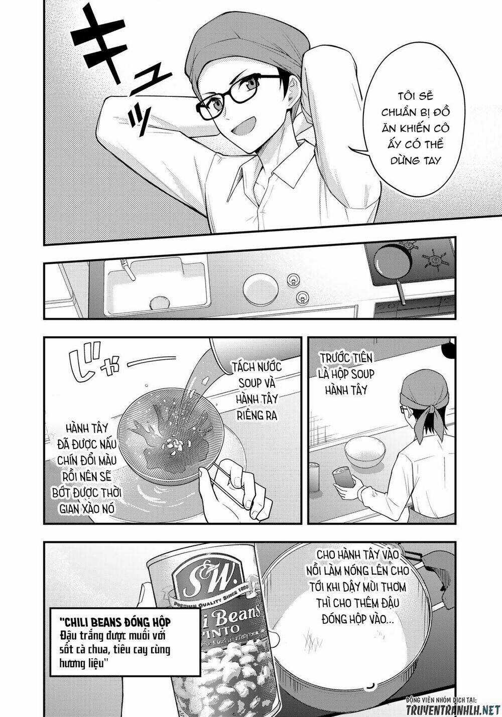 Hagoromo-Sensei Wa Kyou Mo Kandzume Chapter 6 trang 9