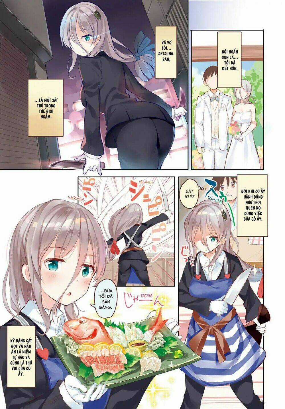 Haikei… Koroshiyasan To Kekkonshimashita Chapter 1 trang 2