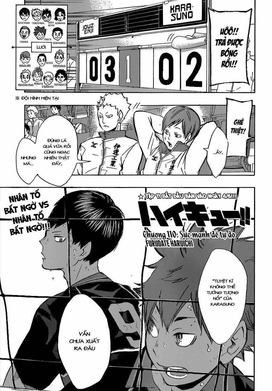Haikyuu Chapter 110 trang 1