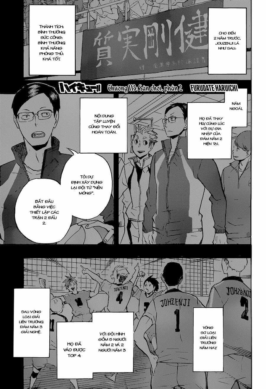 Haikyuu Chapter 113 trang 1