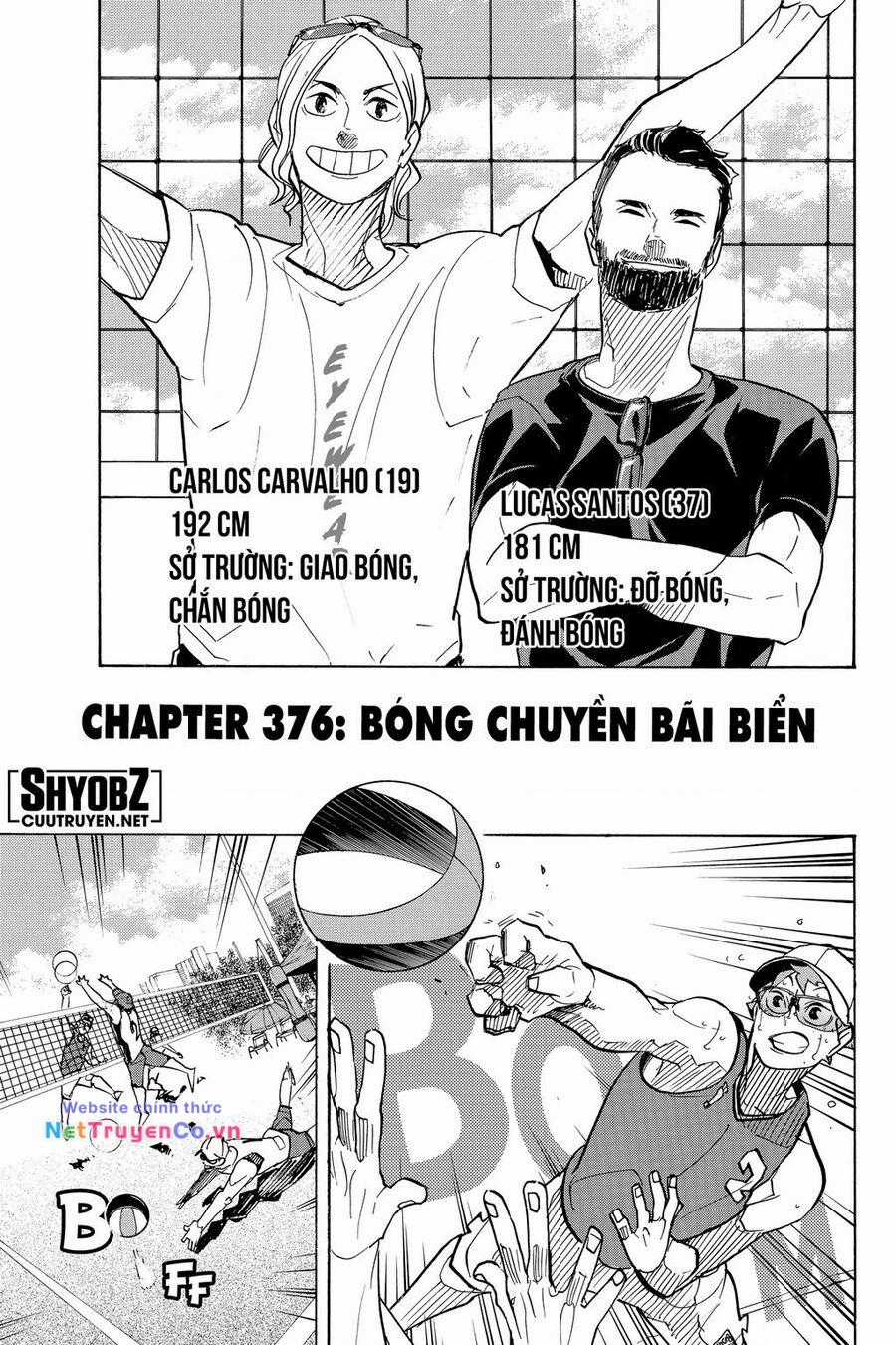 Haikyuu Chapter 376 trang 1