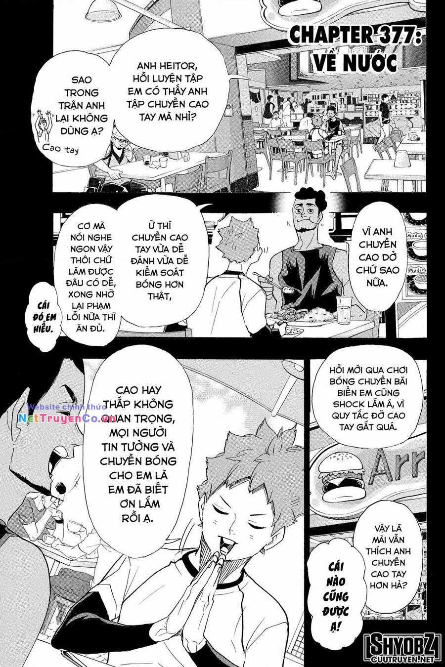 Haikyuu Chapter 377 trang 1