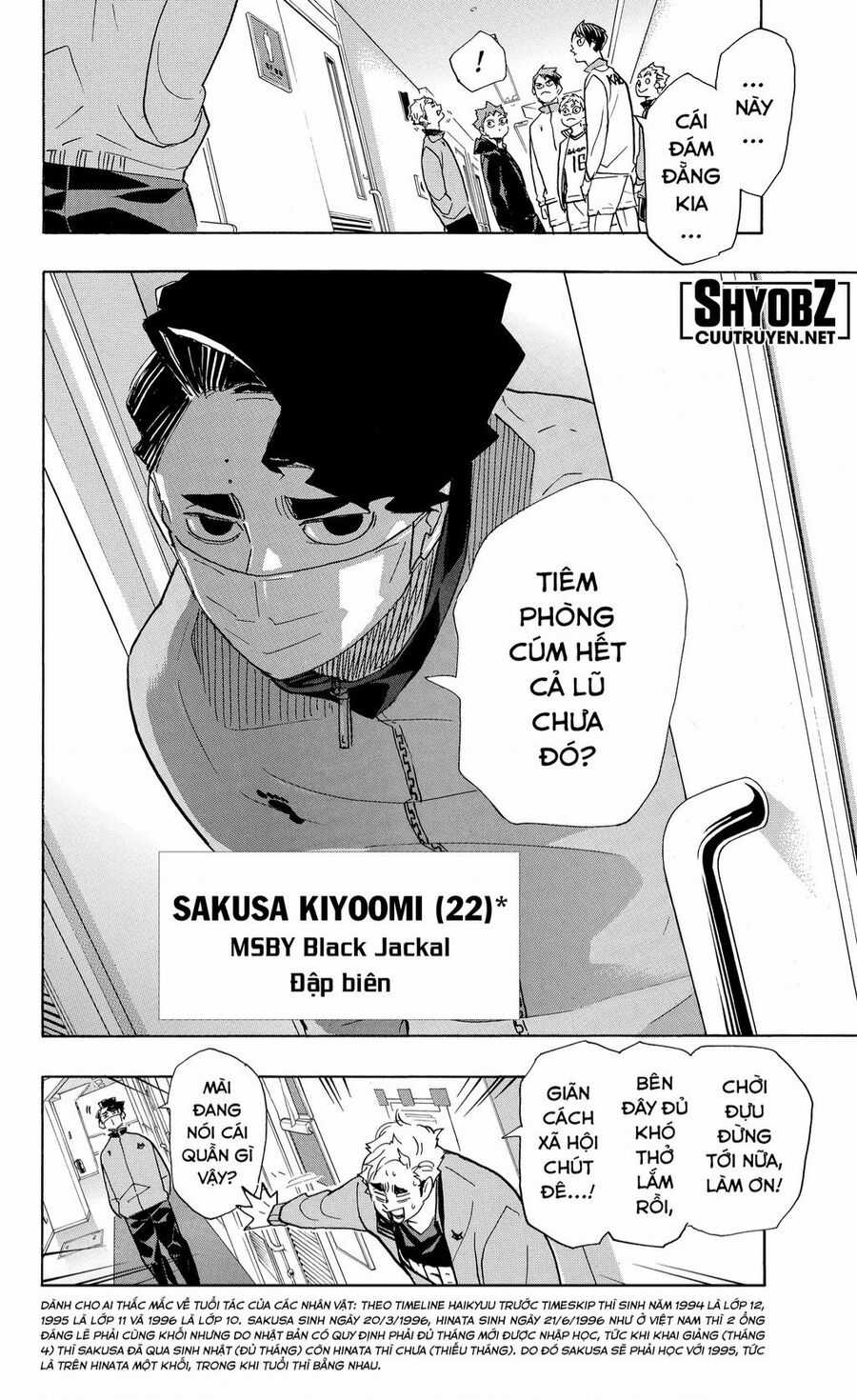 Haikyuu Chapter 379 trang 8