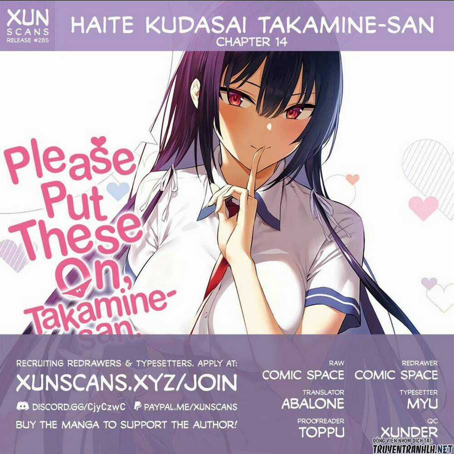 Haite Kudasai, Takamine San Chapter 14 trang 2