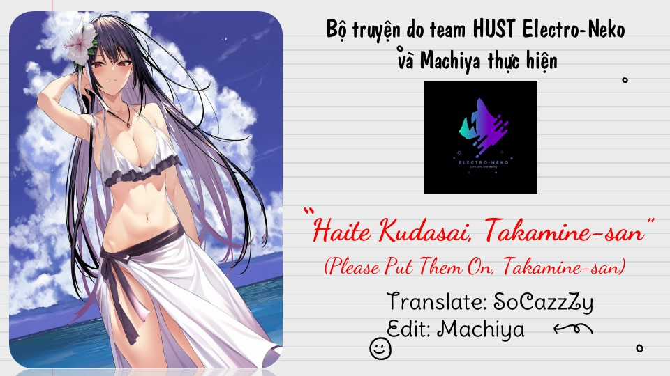 Haite Kudasai, Takamine San Chapter 46 trang 32