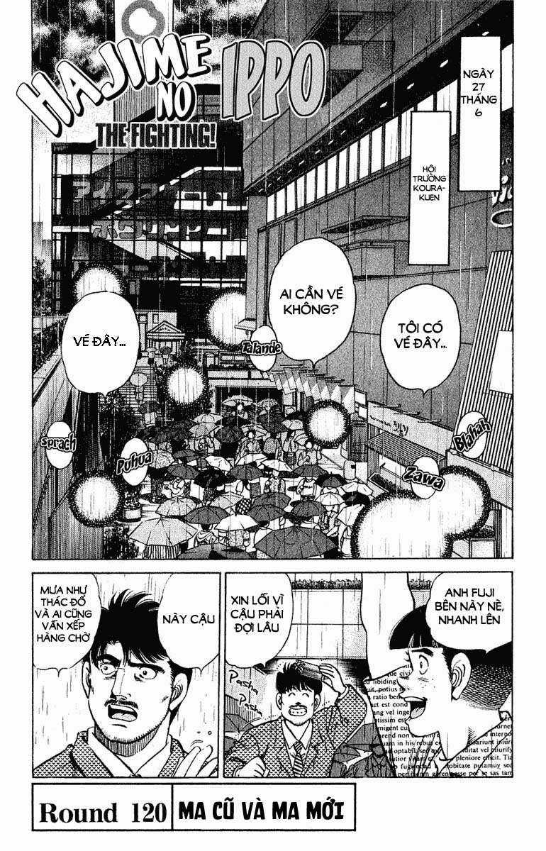Hajime No Ippo Chapter 120 trang 0