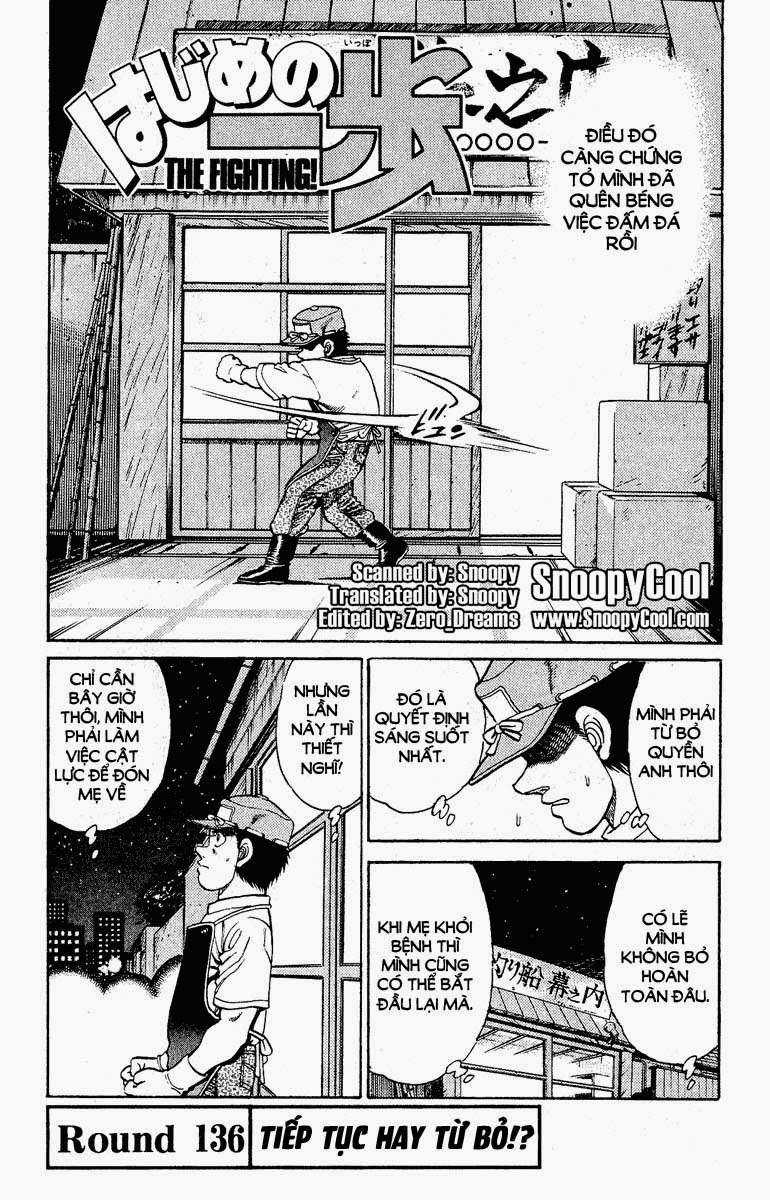 Hajime No Ippo Chapter 136 trang 1