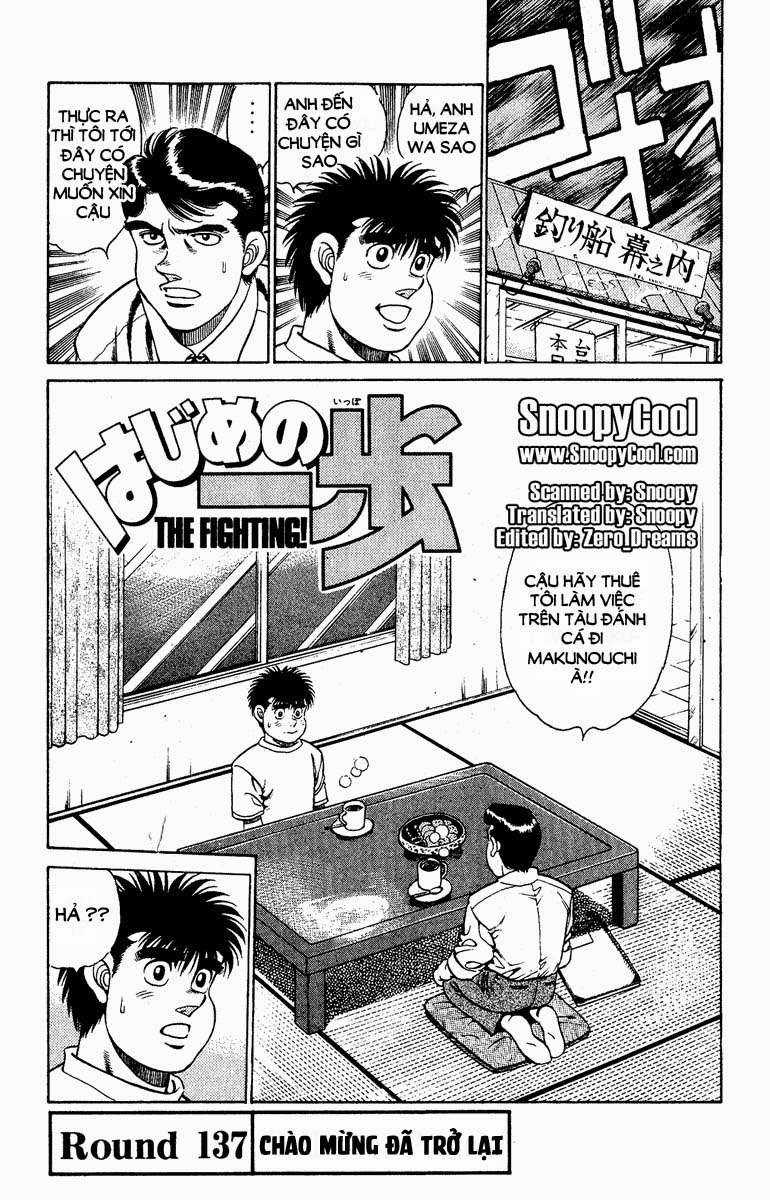 Hajime No Ippo Chapter 137 trang 0
