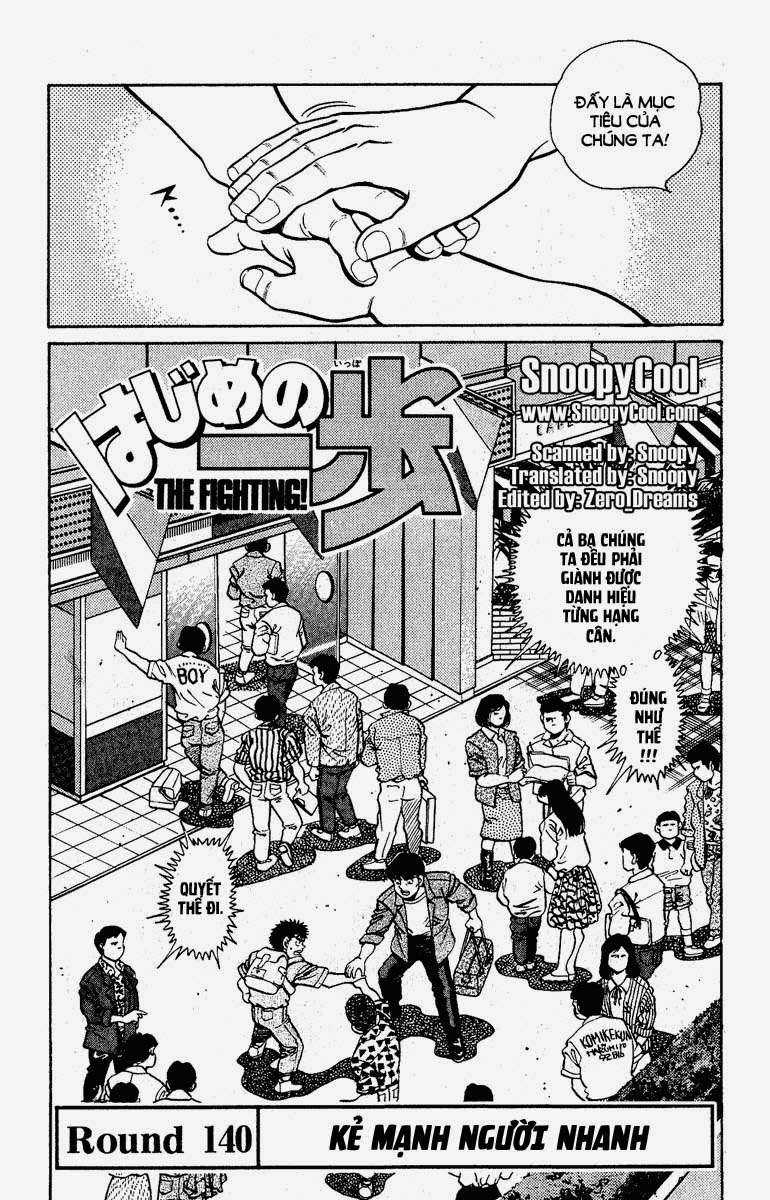 Hajime No Ippo Chapter 140 trang 1