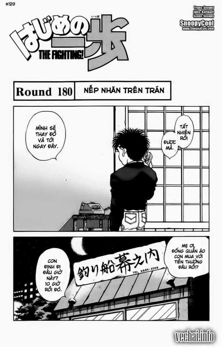 Hajime No Ippo Chapter 180 trang 1