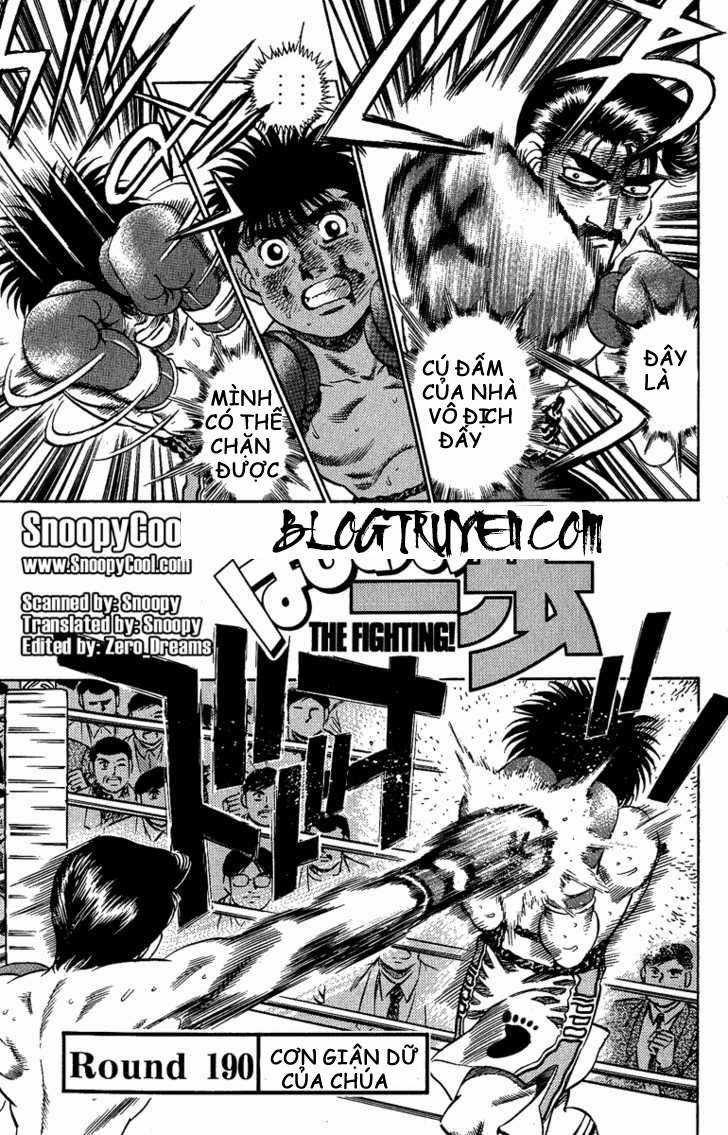 Hajime No Ippo Chapter 190 trang 1