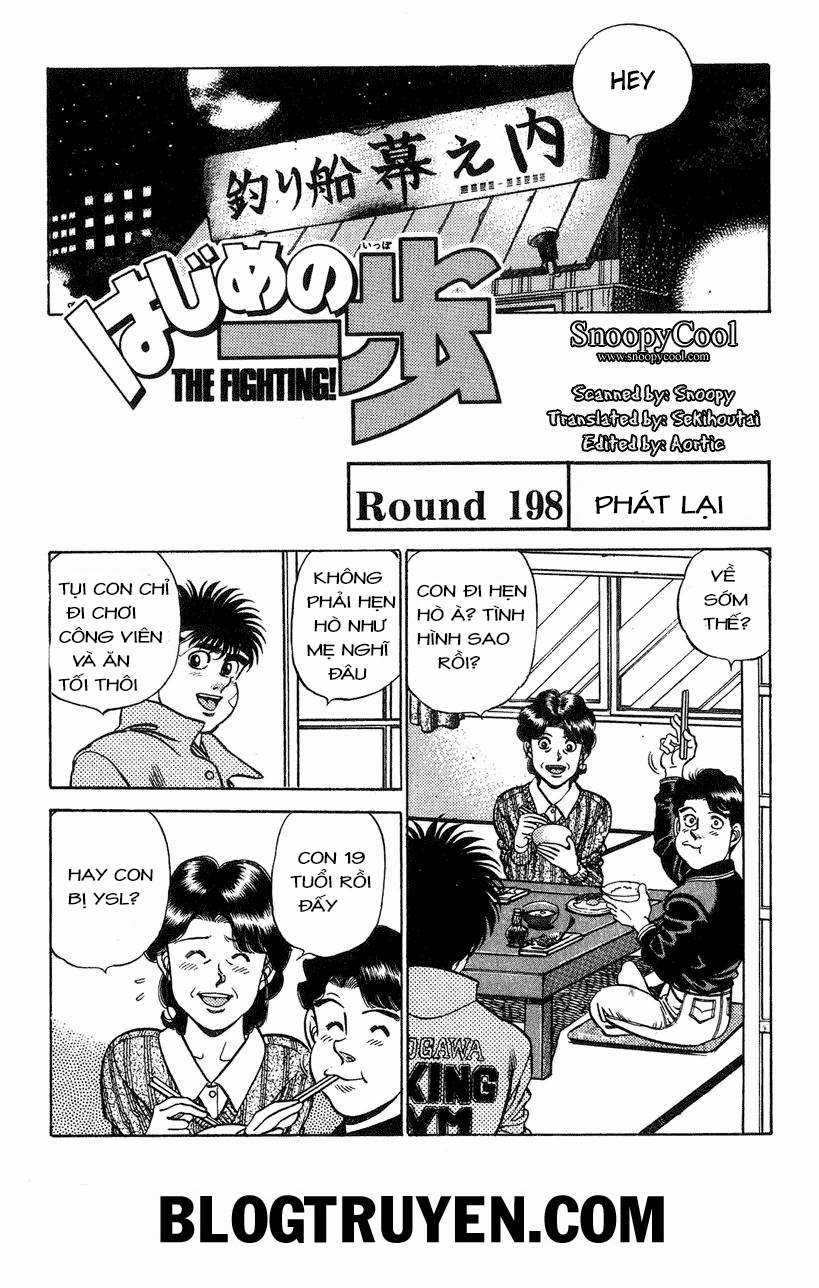 Hajime No Ippo Chapter 198 trang 1