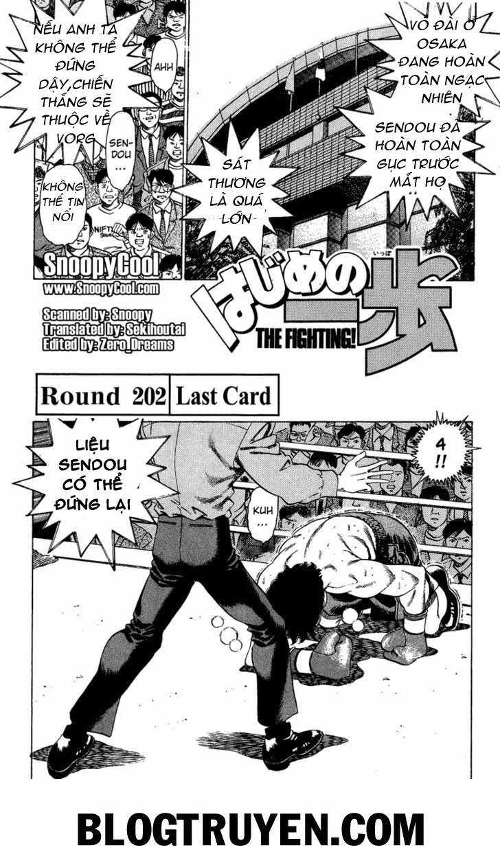 Hajime No Ippo Chapter 202 trang 1