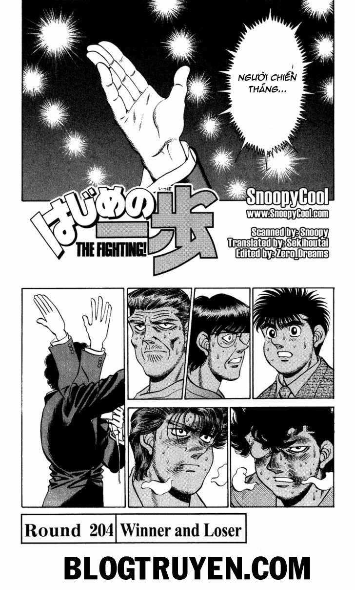 Hajime No Ippo Chapter 204 trang 1