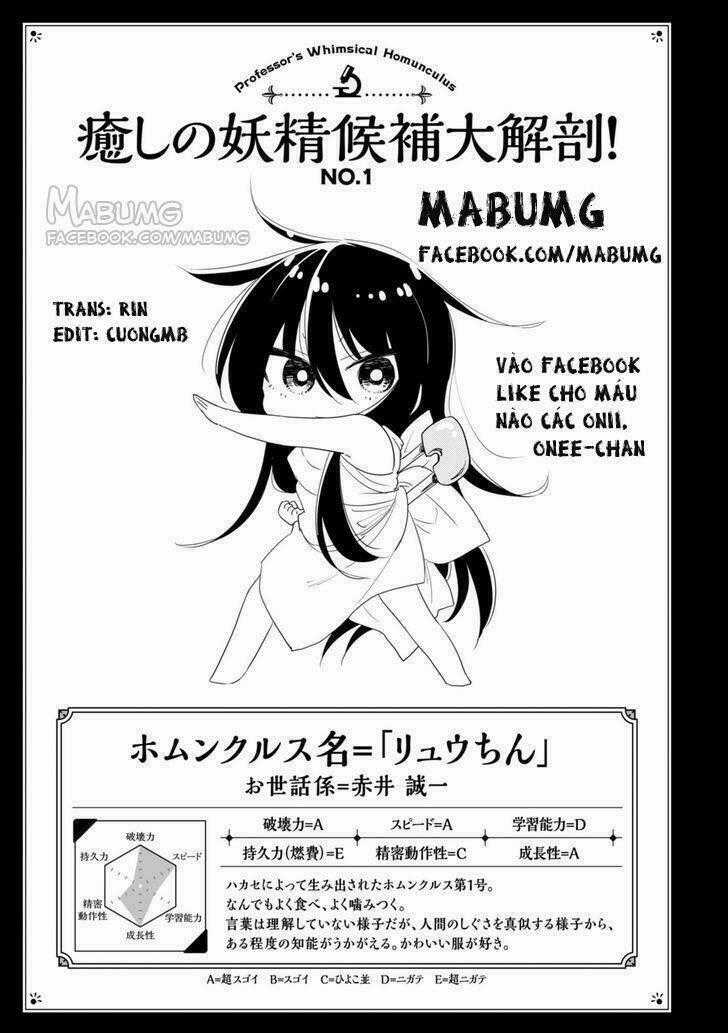 Hakase No Kimagure Homunculus Chapter 1 trang 19