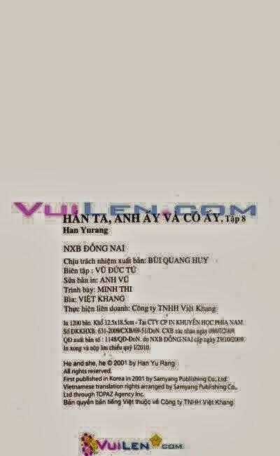 Hắn ta, anh ấy và cô ấy - He and That Girl Chapter 8 trang 160