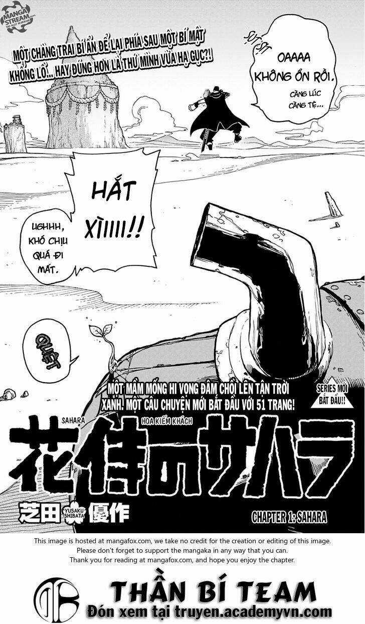 Hana Samurai No Sahara Chapter 1 trang 3
