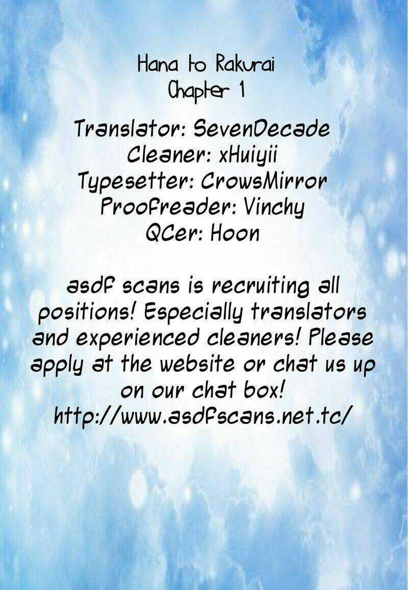 Hana To Rakurai Chapter 1 trang 45