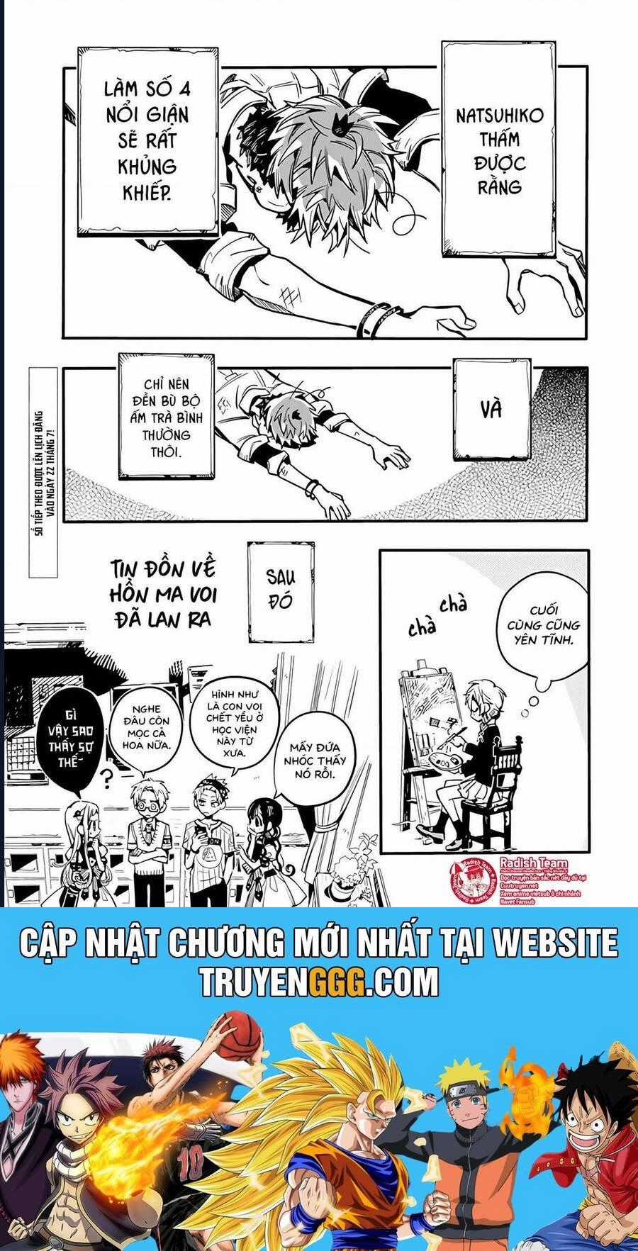 Hanako-Kun Sau Giờ Học Chapter 22 trang 14