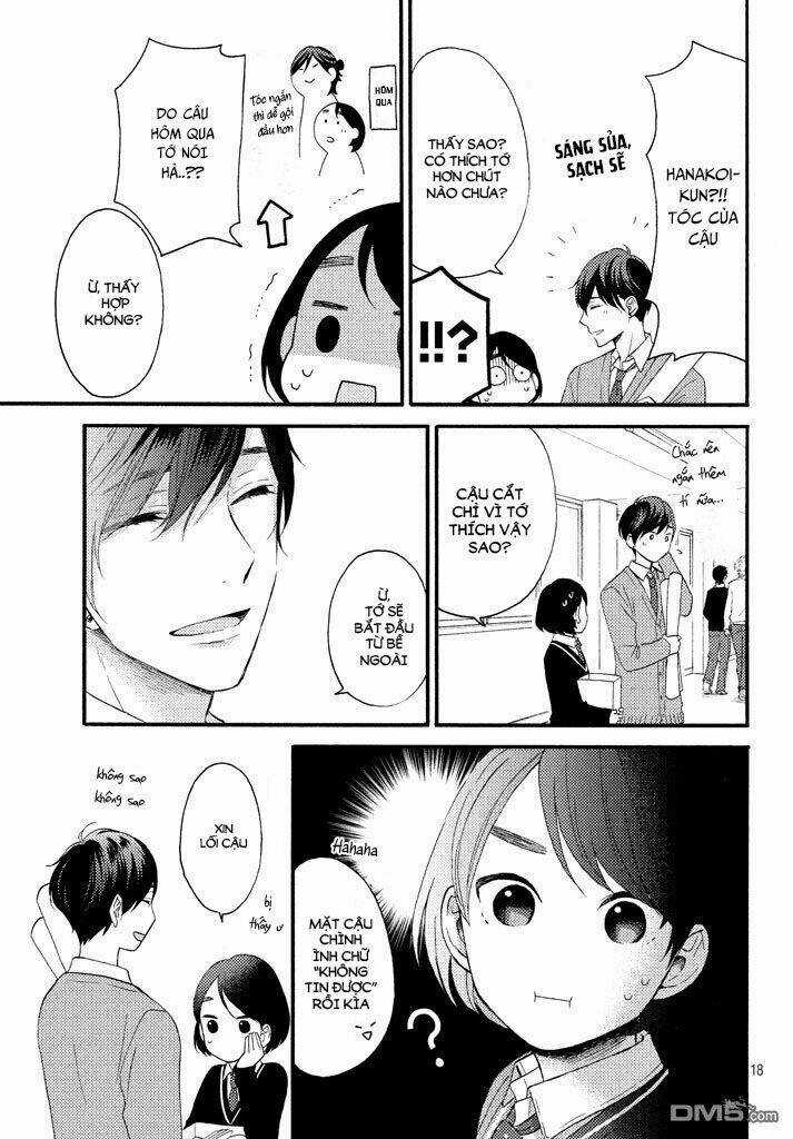 Hananoi-Kun Và Căn Bệnh Tình Yêu Chapter 1 trang 17