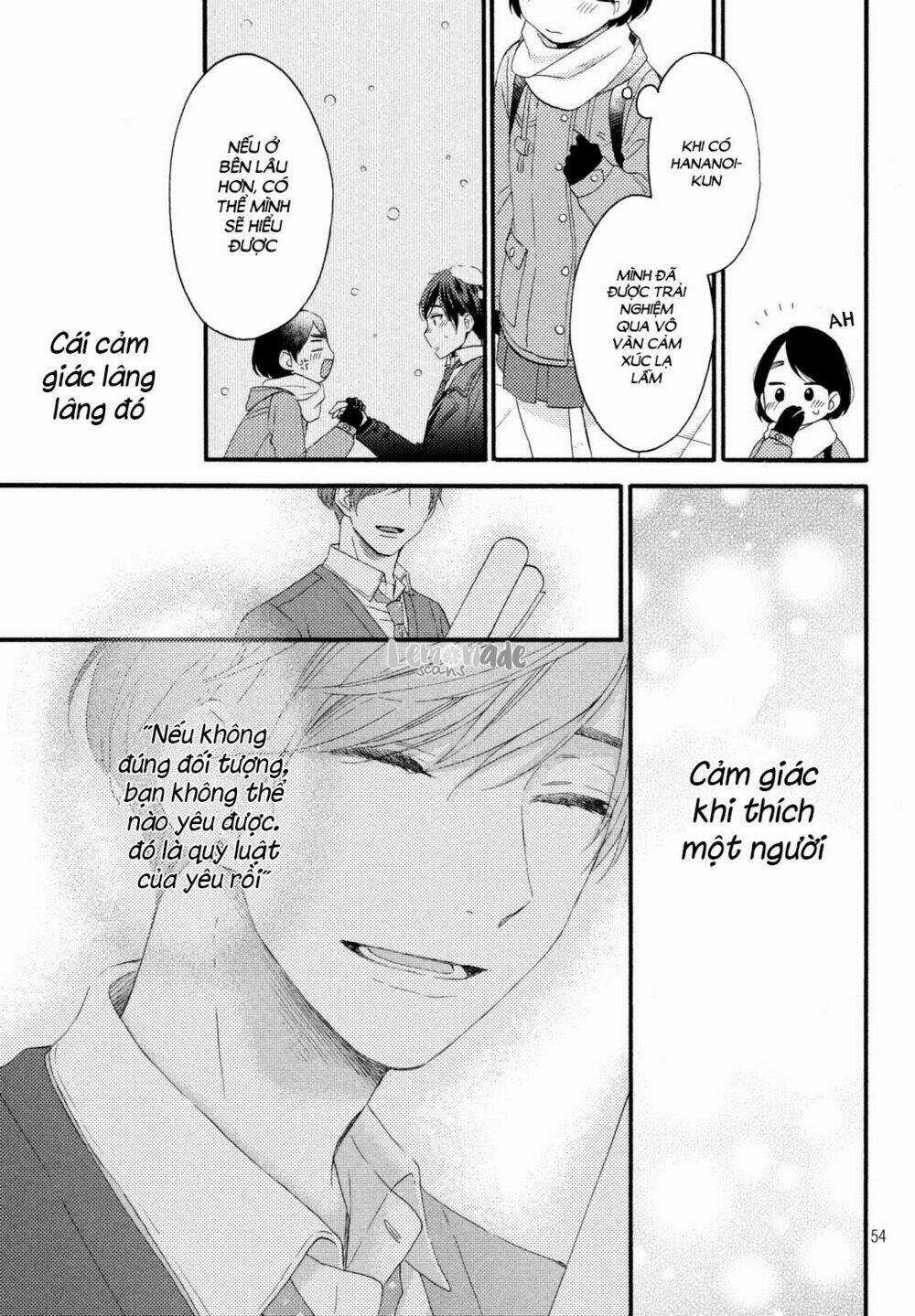 Hananoi-Kun Và Căn Bệnh Tình Yêu Chapter 1 trang 52