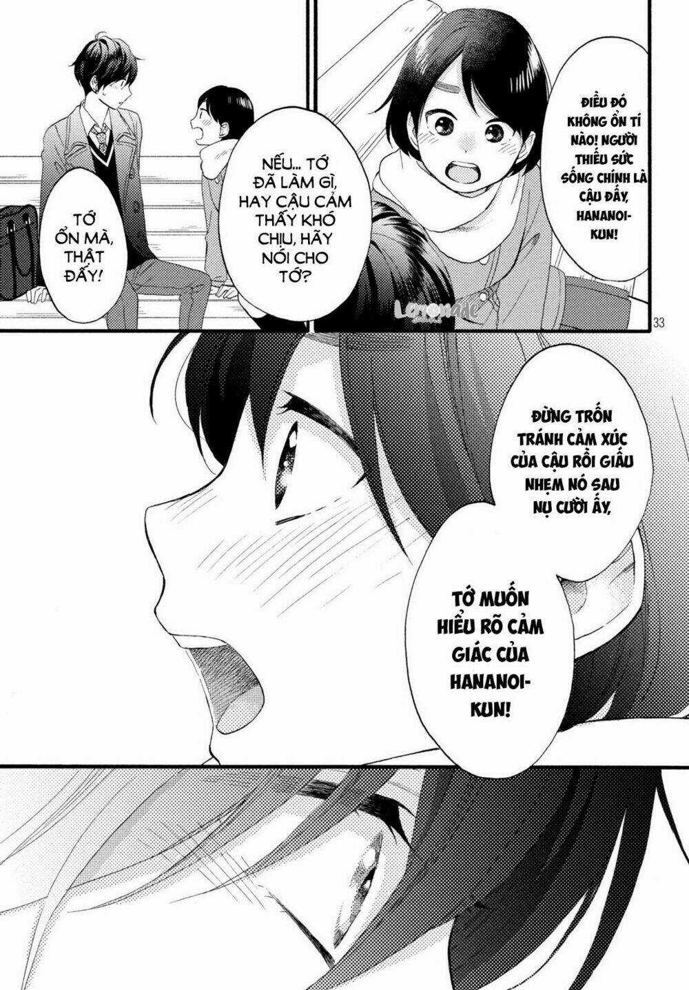 Hananoi-Kun Và Căn Bệnh Tình Yêu Chapter 10 trang 35