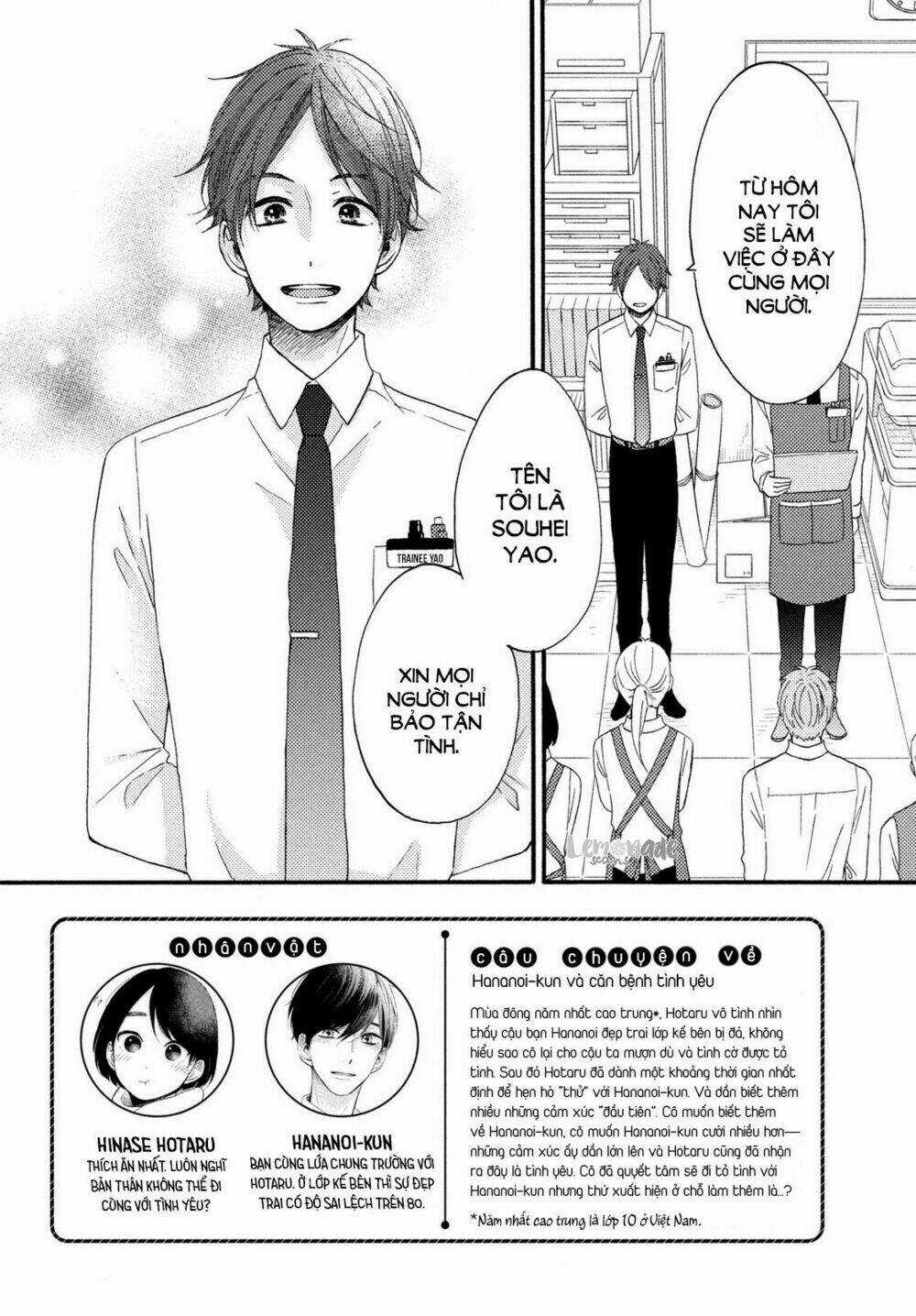 Hananoi-Kun Và Căn Bệnh Tình Yêu Chapter 10 trang 4