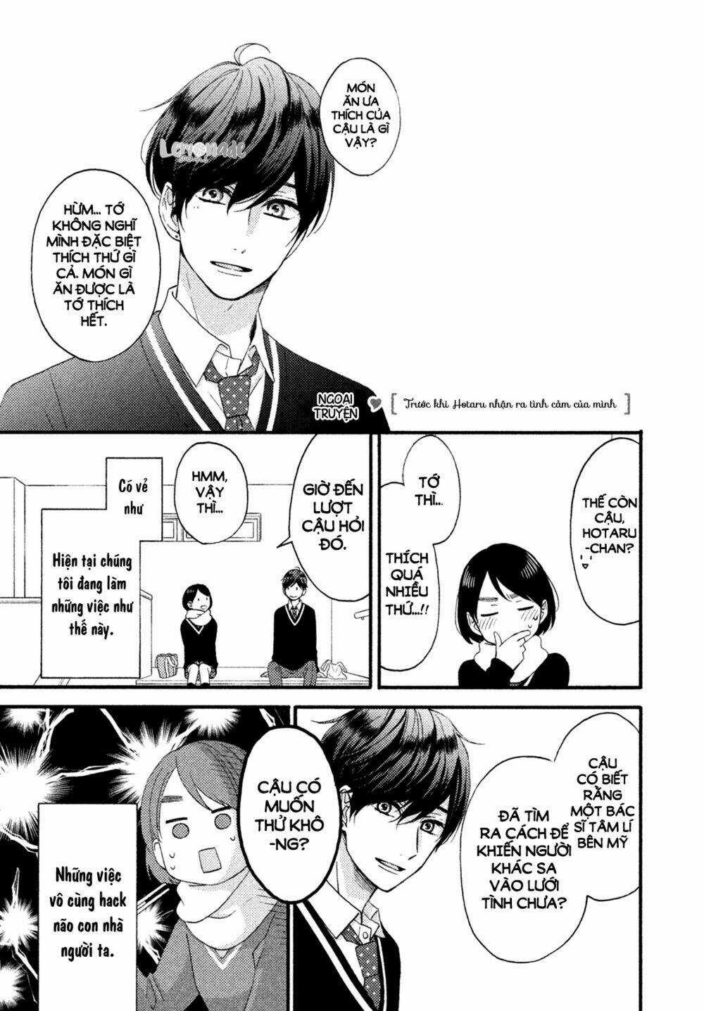 Hananoi-Kun Và Căn Bệnh Tình Yêu Chapter 13.5 trang 4