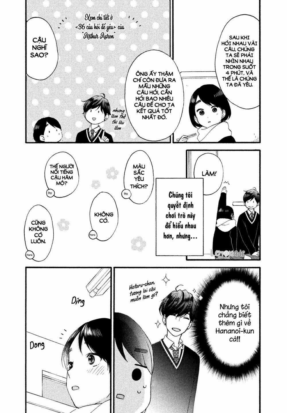 Hananoi-Kun Và Căn Bệnh Tình Yêu Chapter 13.5 trang 5