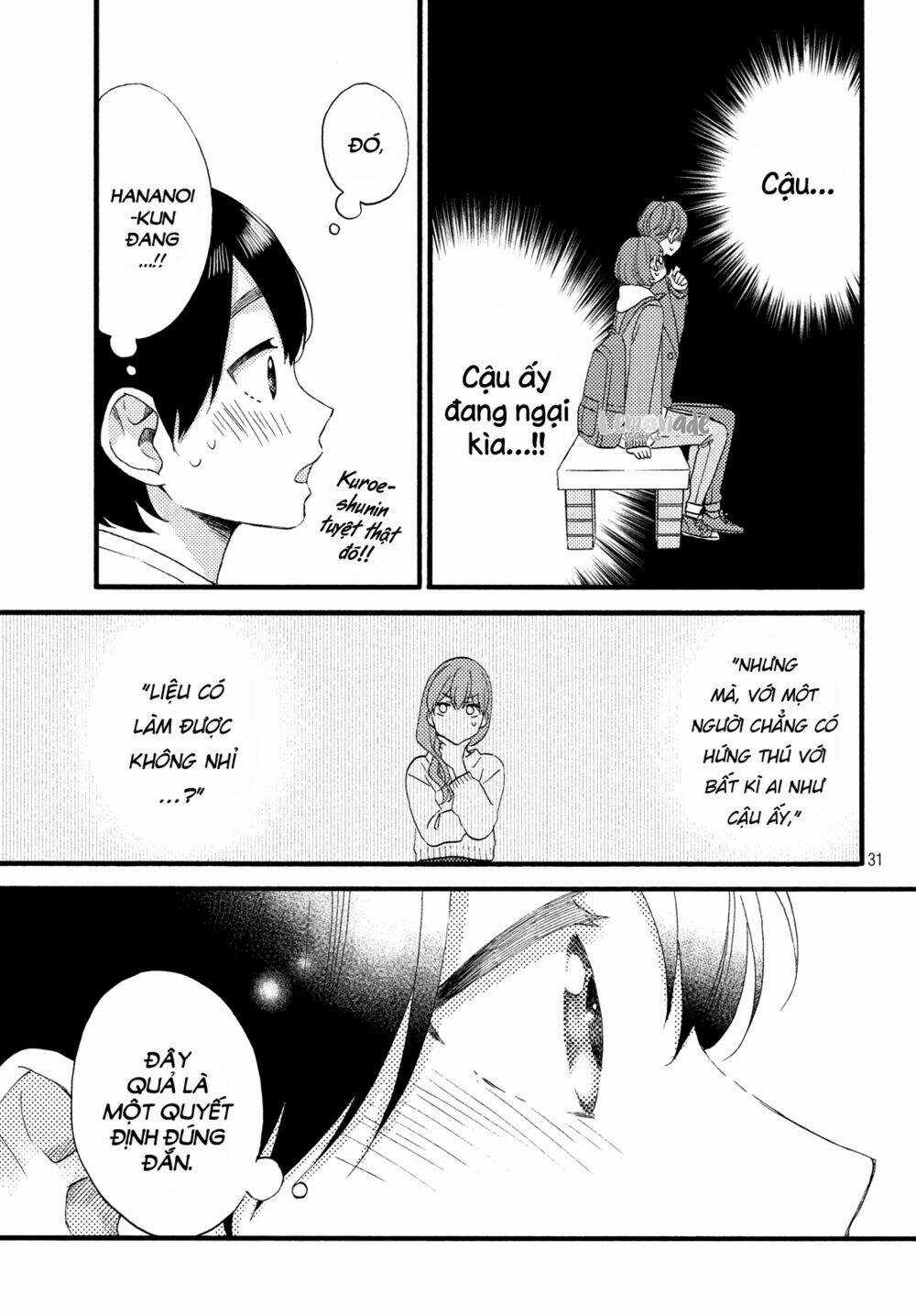 Hananoi-Kun Và Căn Bệnh Tình Yêu Chapter 14 trang 32