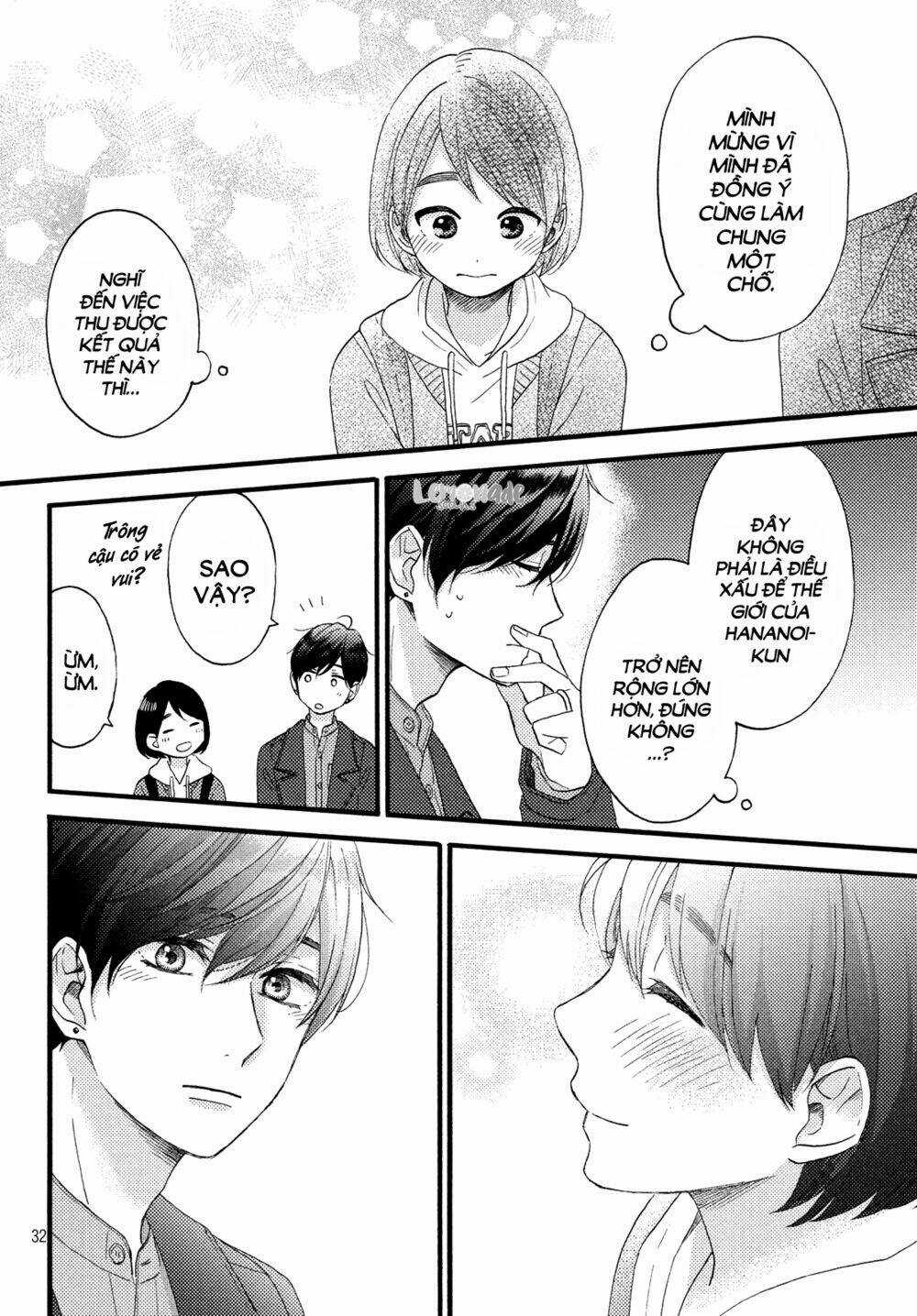 Hananoi-Kun Và Căn Bệnh Tình Yêu Chapter 14 trang 33