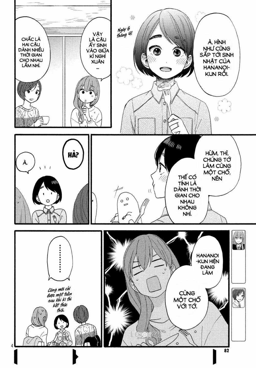 Hananoi-Kun Và Căn Bệnh Tình Yêu Chapter 14 trang 5