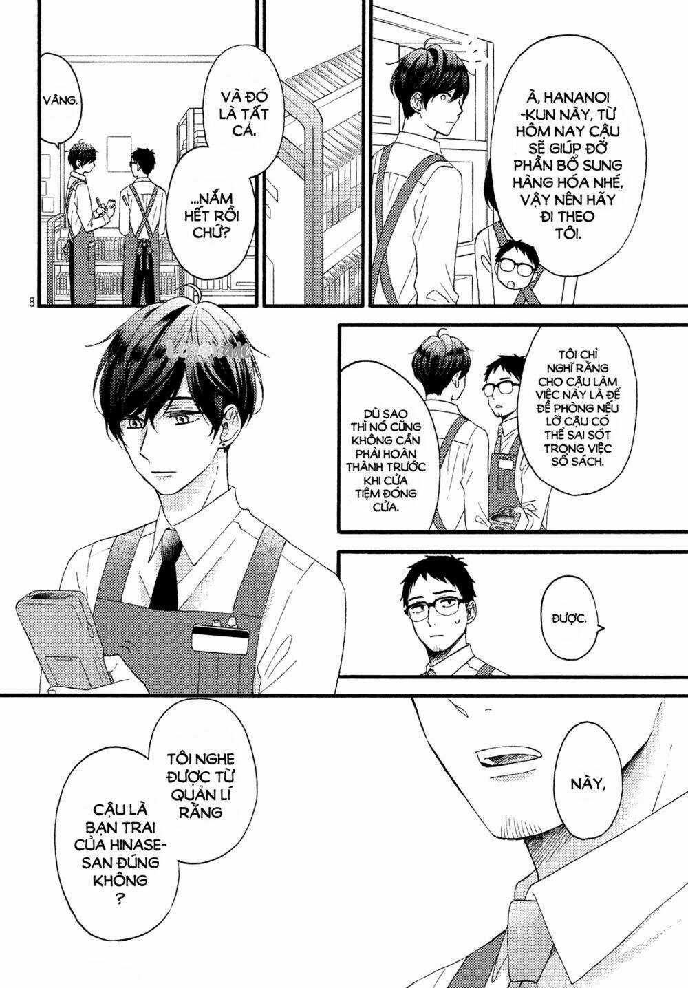 Hananoi-Kun Và Căn Bệnh Tình Yêu Chapter 14 trang 9