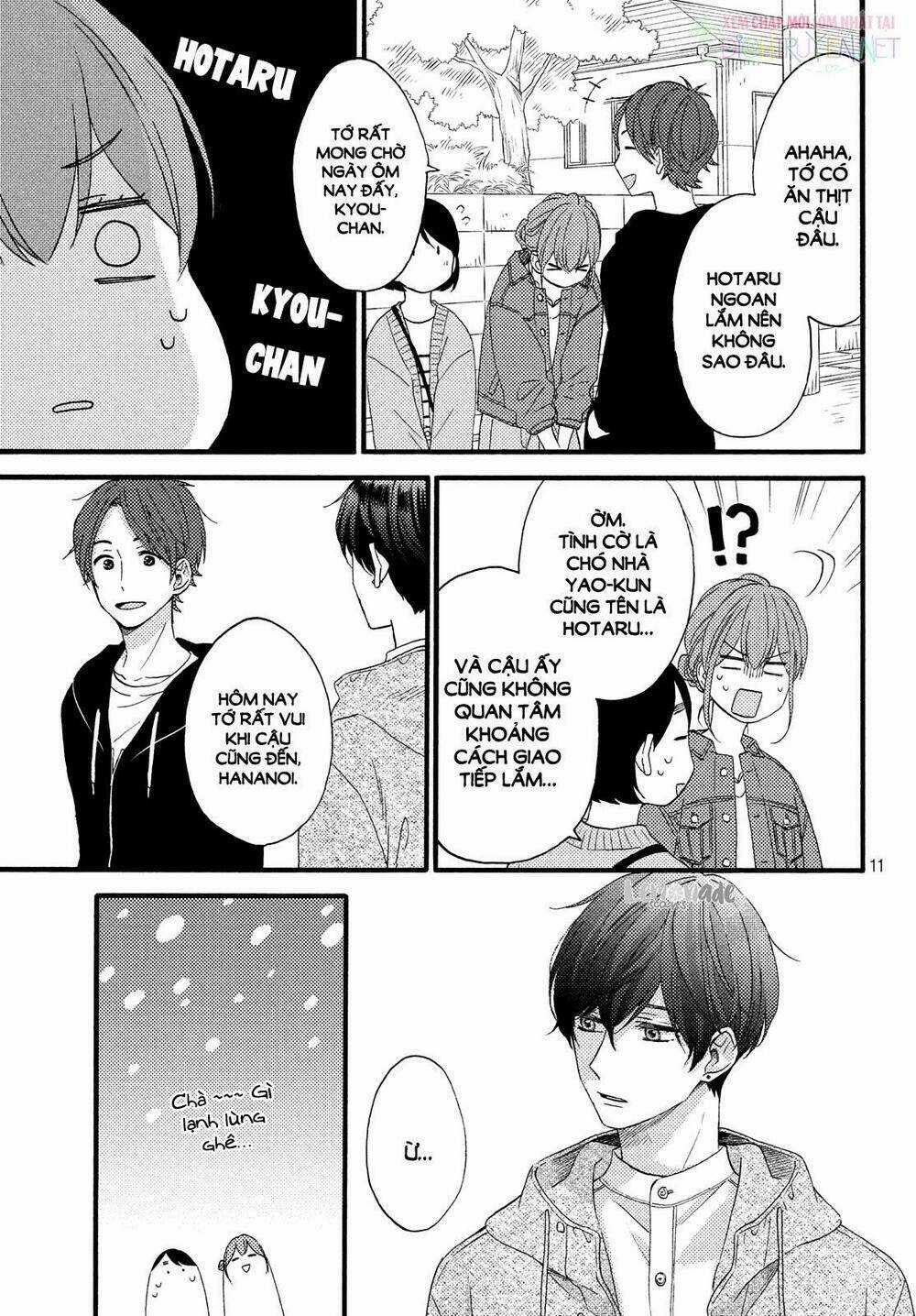 Hananoi-Kun Và Căn Bệnh Tình Yêu Chapter 15 trang 13