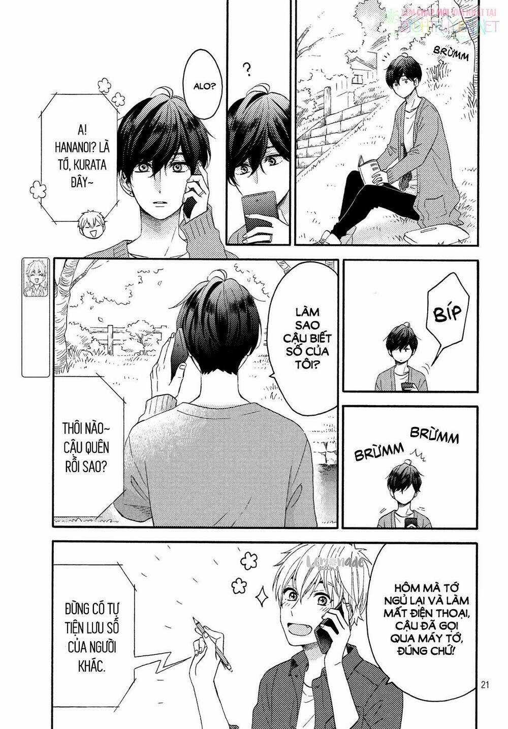 Hananoi-Kun Và Căn Bệnh Tình Yêu Chapter 16 trang 23