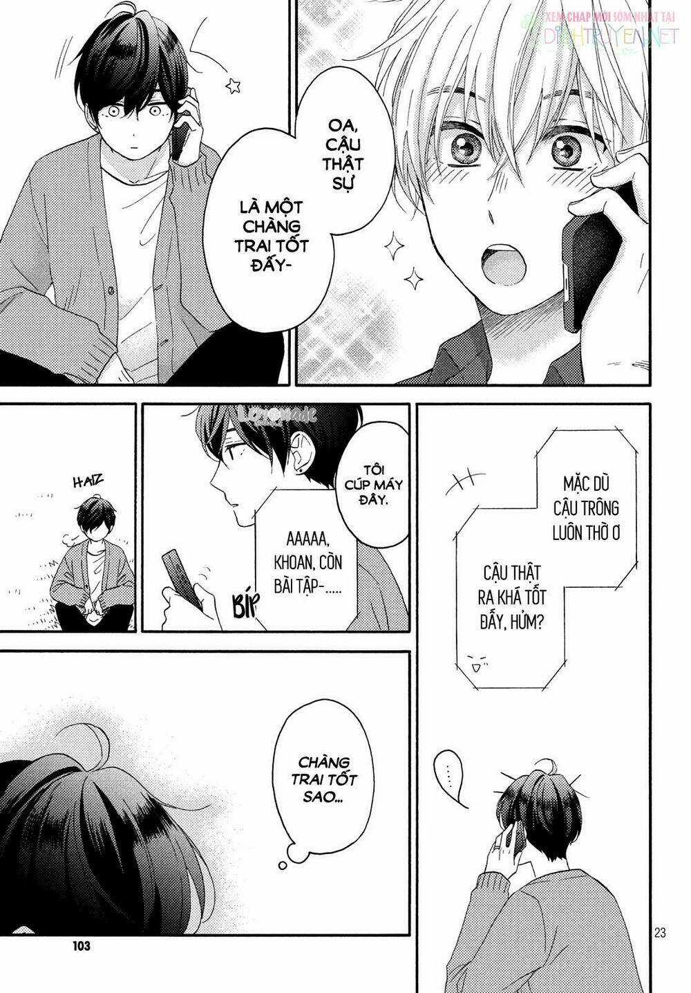 Hananoi-Kun Và Căn Bệnh Tình Yêu Chapter 16 trang 25