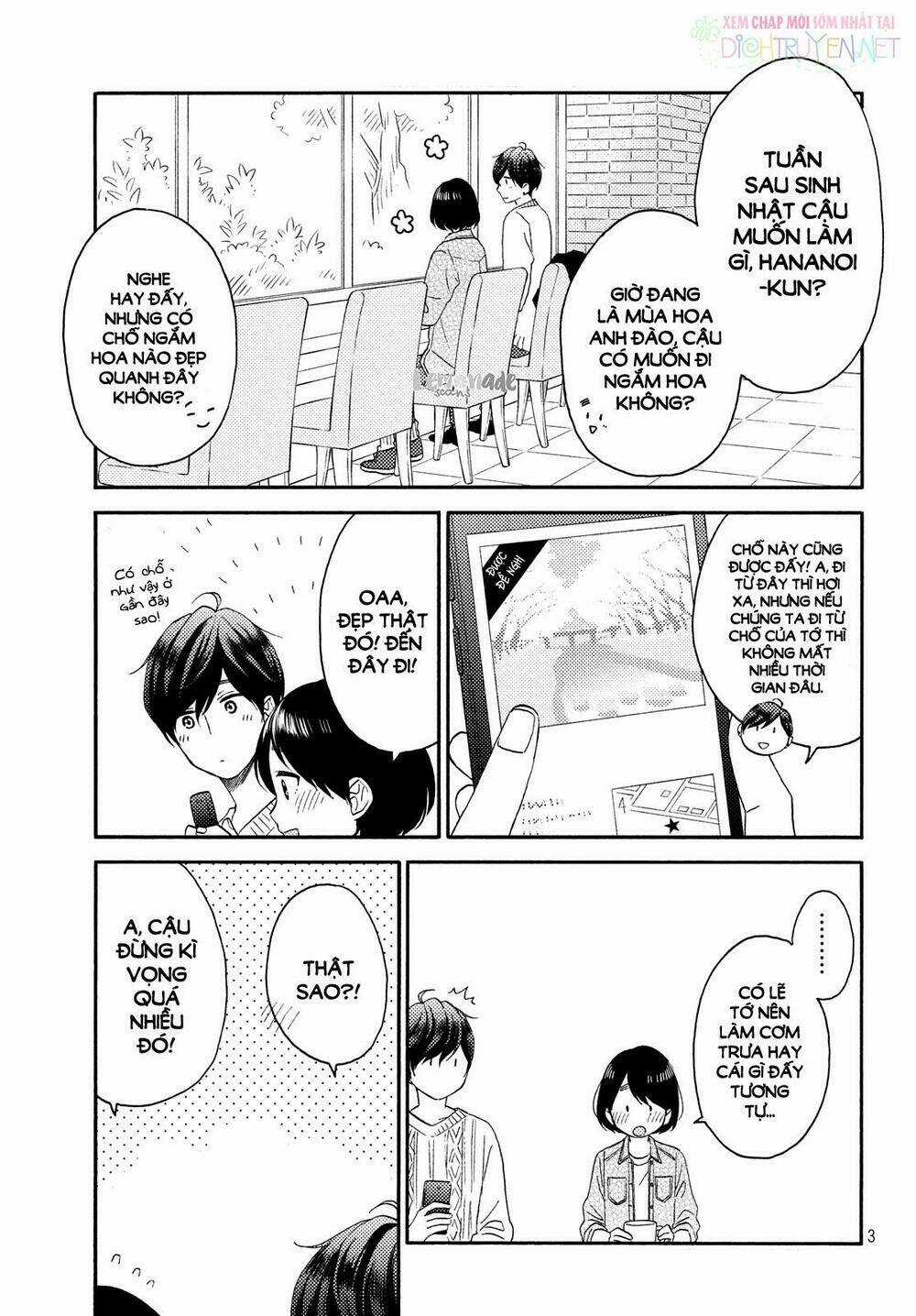 Hananoi-Kun Và Căn Bệnh Tình Yêu Chapter 16 trang 5