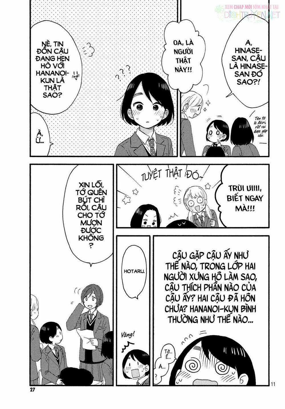 Hananoi-Kun Và Căn Bệnh Tình Yêu Chapter 17 trang 12