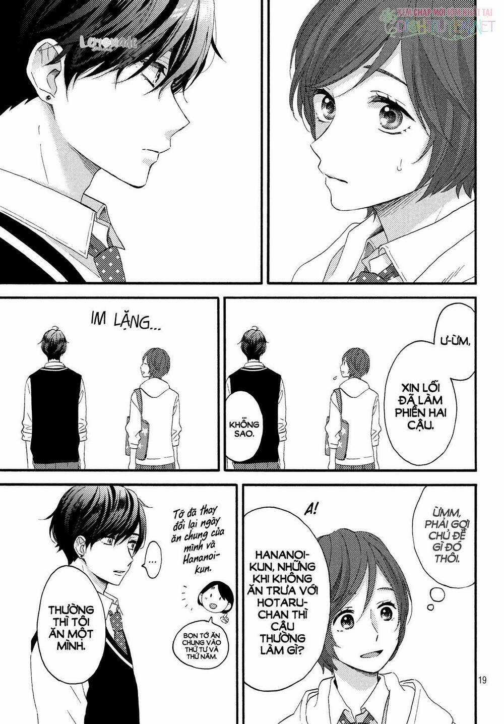 Hananoi-Kun Và Căn Bệnh Tình Yêu Chapter 17 trang 20