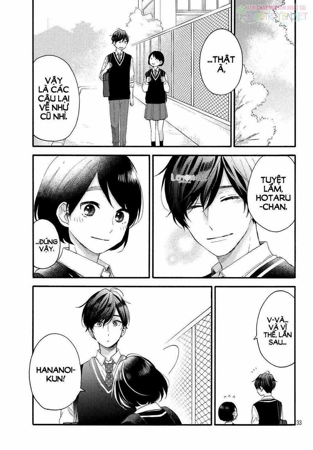 Hananoi-Kun Và Căn Bệnh Tình Yêu Chapter 17 trang 34