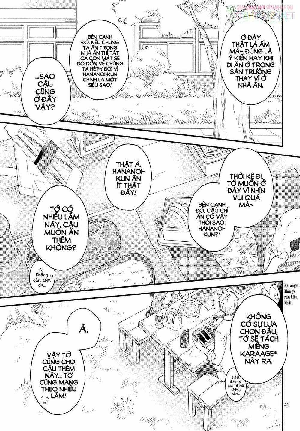 Hananoi-Kun Và Căn Bệnh Tình Yêu Chapter 17 trang 42