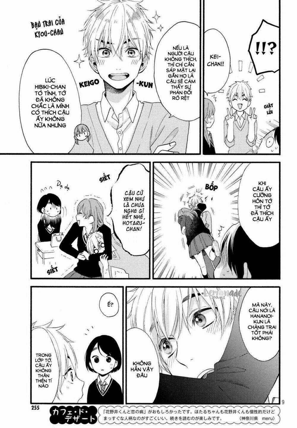 Hananoi-Kun Và Căn Bệnh Tình Yêu Chapter 3 trang 10