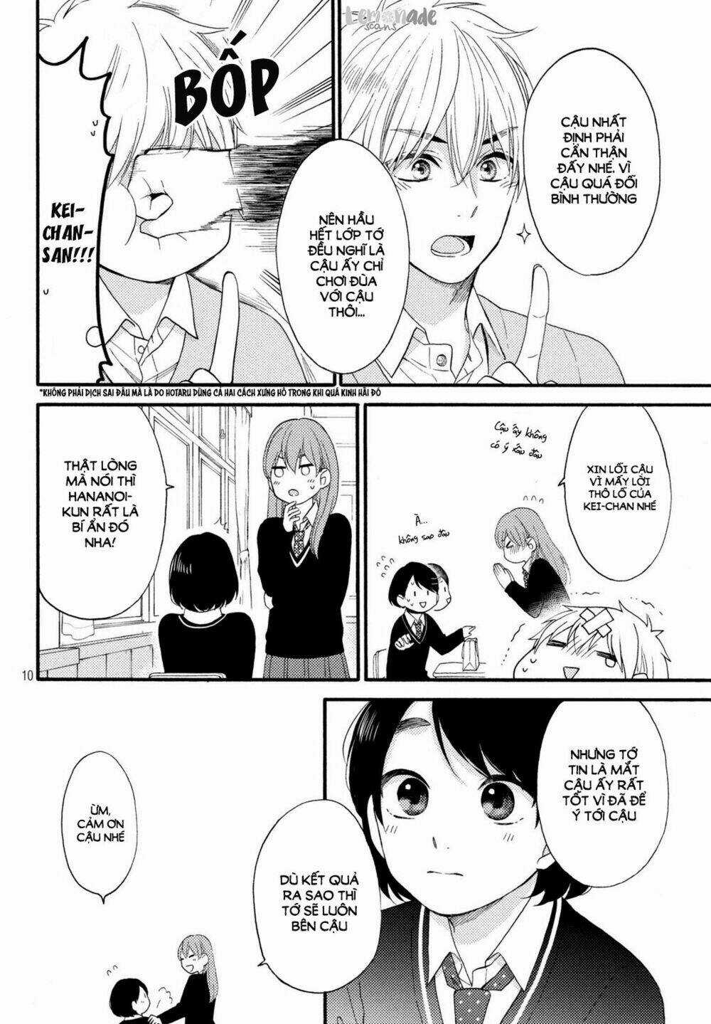 Hananoi-Kun Và Căn Bệnh Tình Yêu Chapter 3 trang 11